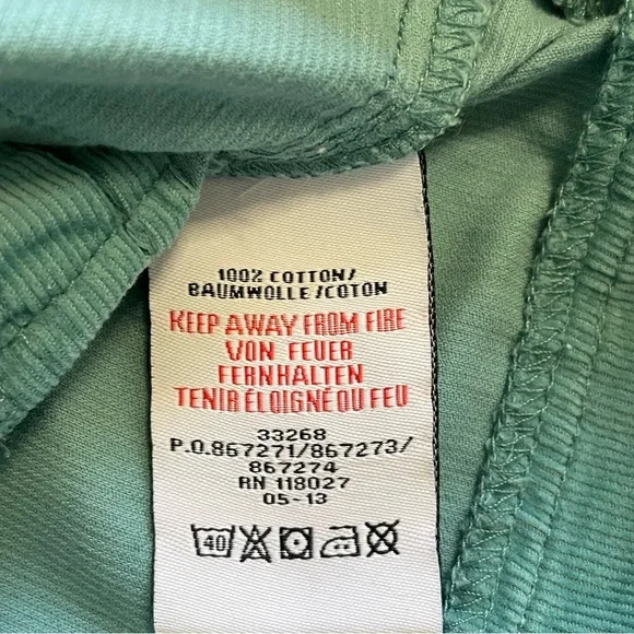 Mini Boden Teal Corduroy Cap Sleeve Dress - Picture 10 of 10